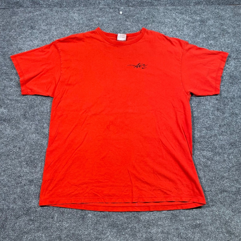 Vintage‎ Nike Air T Shirt Mens XL Red Short Sleeve Just Do It Graphic Tee 90s